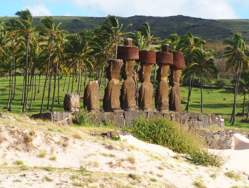 Anakena Beach, Easter Island, Chile